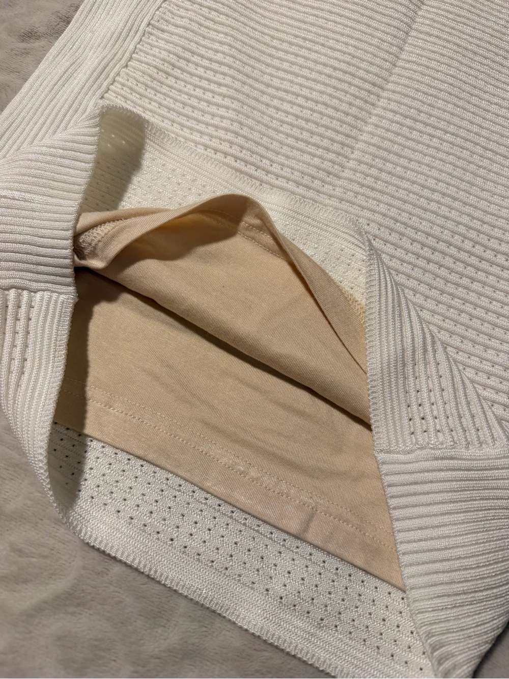 Bebe White Knit Pencil Skirt size S - Picture 3 of 8